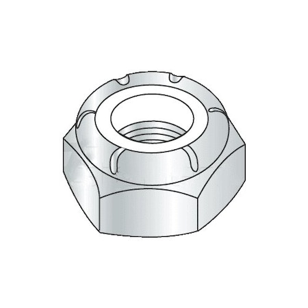 Nylon Insert Lock Nut, 7/8-14, Steel, Grade A, Zinc Plated, 25 PK